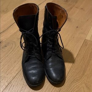 Madewell Leather Foothill Lace-up Boot.